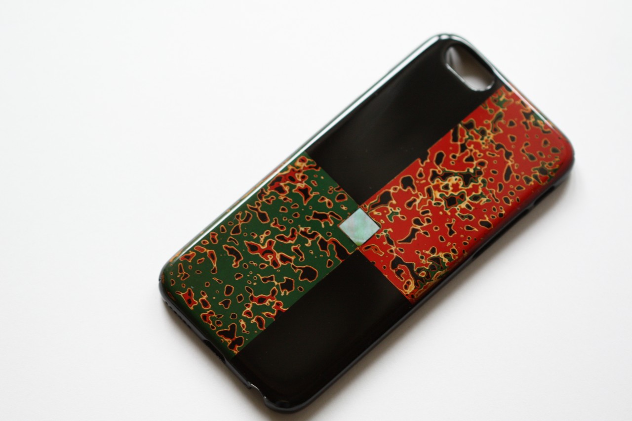 津軽塗スマートフォンカバー